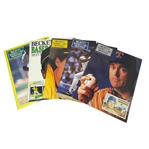 Beckett Baseball Lot 5 Nolan Ryan Rickey Henderson Canseco 1989-91